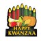 Beistle 15" Vibrant Unique 3-D Happy Kwanzaa Centerpieces Decor